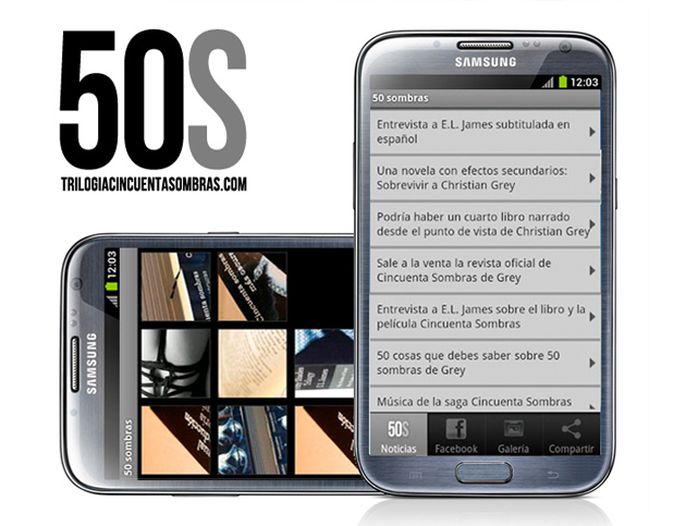 ¡Ya está aquí la aplicación de 50 Sombras de Grey para Android!