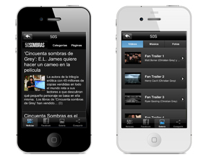 ¡Ya está aquí la aplicación de 50 Sombras de Grey para iPhone!