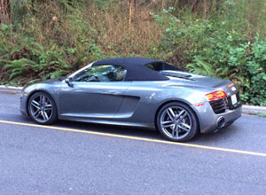 Primeras imágenes de Christian Grey en el Audi R8