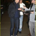 Jamie Dornan & Family Departing On A Flight In Vancouver