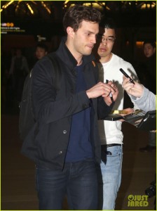 Jamie Dornan & Family Departing On A Flight In Vancouver