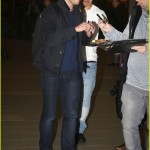 Jamie Dornan & Family Departing On A Flight In Vancouver