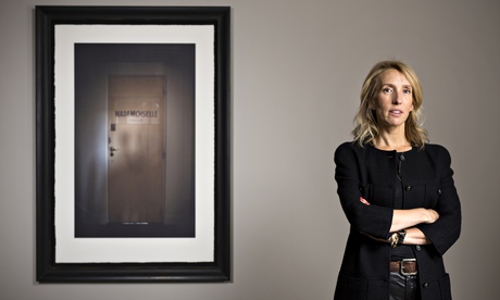 Sam Taylor-Johnson photographed at her Second Floor exhibition of Coco Chanel's Paris apartment